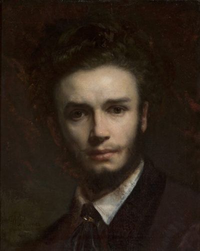 Portret własny, 1870 - Portret własny, 1870, olej na płótnie, 43 x 35,5 cm 