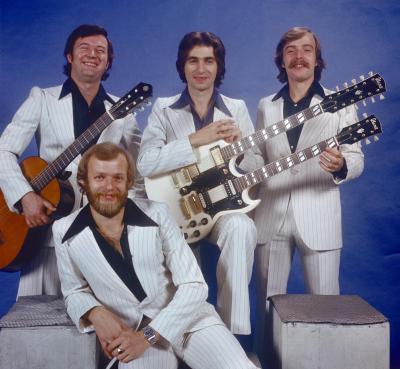 Rockowa grupa “Czerwone Gitary” w Berlinie Wschodnim, w roku 1980.