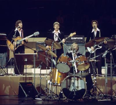 Die Rockgruppe Rote Gitarren aus dem Jahr 1980 in Berlin (Ost).