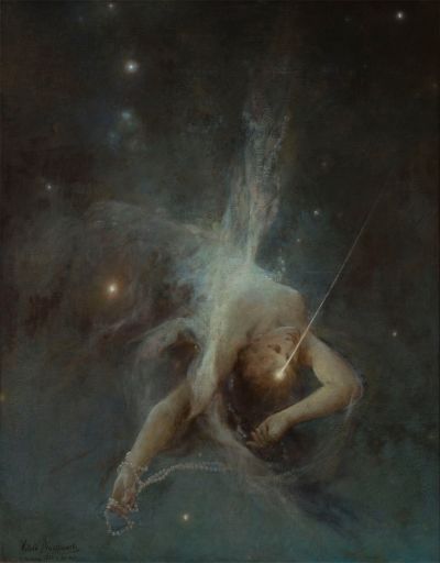 Spadająca gwiazda, 1884 - Spadająca gwiazda, 1884. Olej na płótnie, 168 x 132 cm 