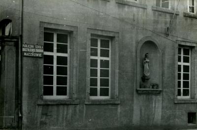 Öffentliche Berufsschule in Maczków - Öffentliche Berufsschule in Maczków, 1945.