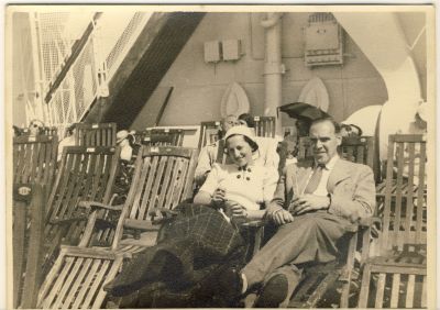 Die Eltern von Helena Bohle-Szacki: Fanny (geborene Toboska) und Alexander Bohle, 1930er Jahre.