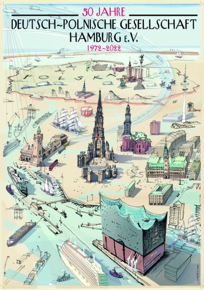 50 lat Niemiecko-Polskiego Towarzystwa w Hamburgu 1972-2022 - 50 lat Niemiecko-Polskiego Towarzystwa w Hamburgu 1972-2022, 2022