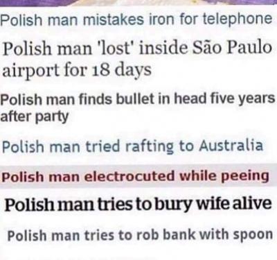 "Polish man ..."