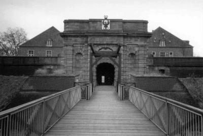 The main gate of the citadel in Wesel, seen from the town side.