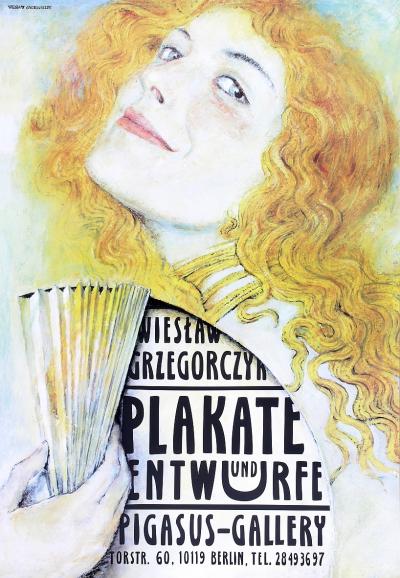 Wiesław Grzegorczyk: Poster for his solo exhibition in November 2003.