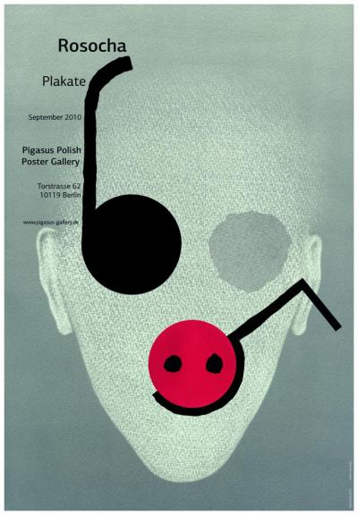 Wiesław Rosocha: Poster for his solo exhibition in September 2010.