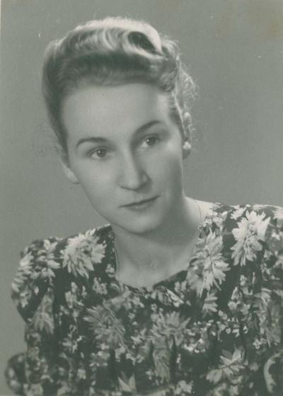 Zofia Posmysz in den 1950-er Jahren