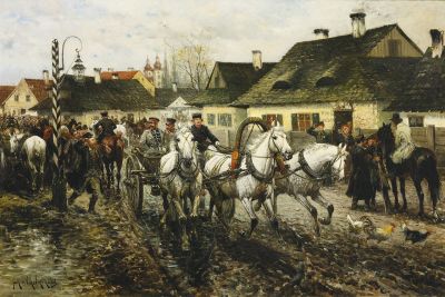 Pferdemarkt/Targ koński, 1886