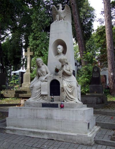 Grabmal Karol Szajnocha, 1868. Lytschakiw-Friedhof, Lviv