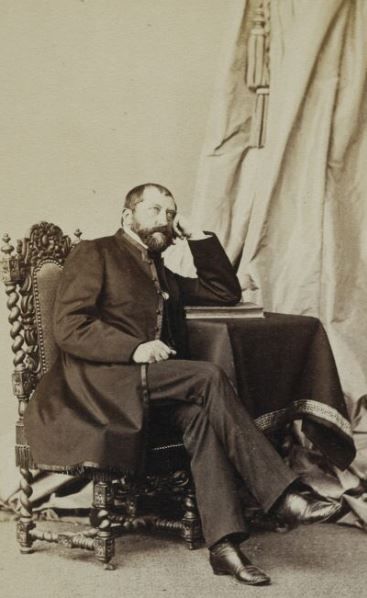 Ludwik Romuald Ślaski (1818-1898). Polish lord of the manor and member of the Prussian Landtag, 1871-74 member of the Reichstag of the German Empire. Photo: the Photography Society Berlin, ca. 1865.