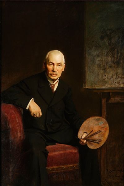 Bolesław Szańkowski (1871/73-1953): Portrait of Józef Brandt, 1910. 