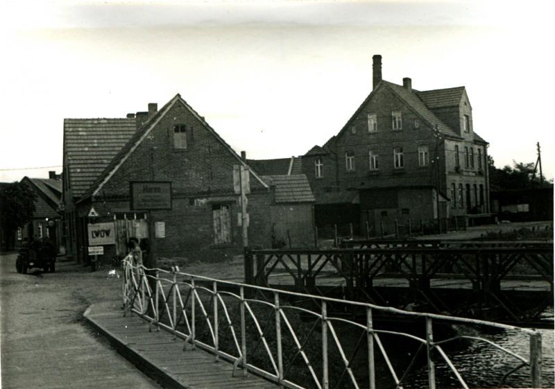 The town of Haren, initially known as Lwów, and later as Maczków, 1945.