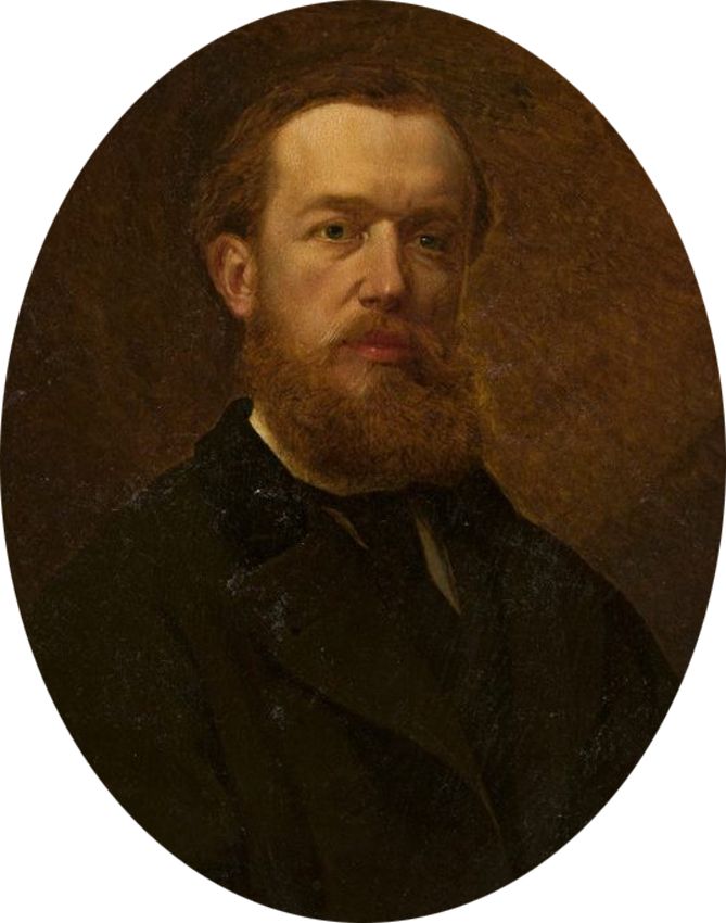 Andrzej Mniszech (1823-1905): Maksymilian Gierymski. Posthumous portrait, 1878. Oil on wood, 61.5 x 58.5 cm